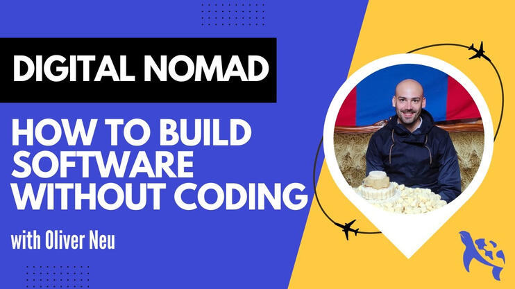 Thumbnail of a podcast Thumbnail of the podcast "How to build software without coding"
